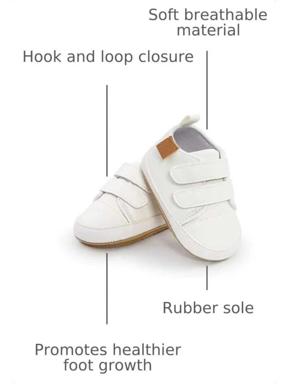 Soft Anti-Slip Toddler Sneakers | Baby First Walkers & Crib Shoes for Infants